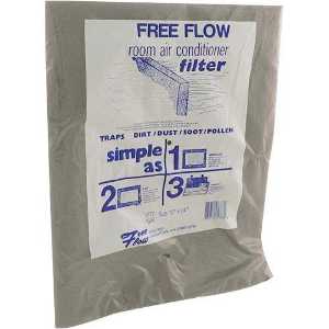Free Flow 93524 Room Air Conditioner Filter, 1777 - 15" x 24"